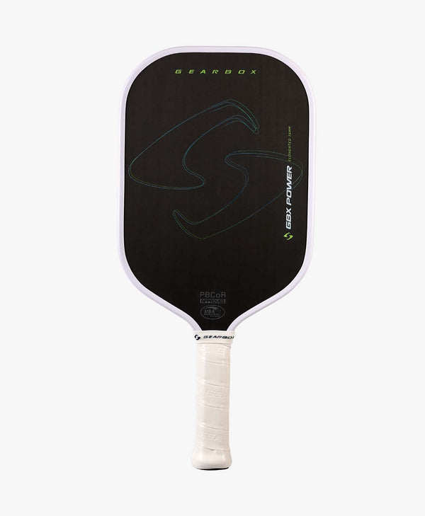 Gearbox GBX Power Elongated Blue-Green pickleball paddle 16mm, view 1
