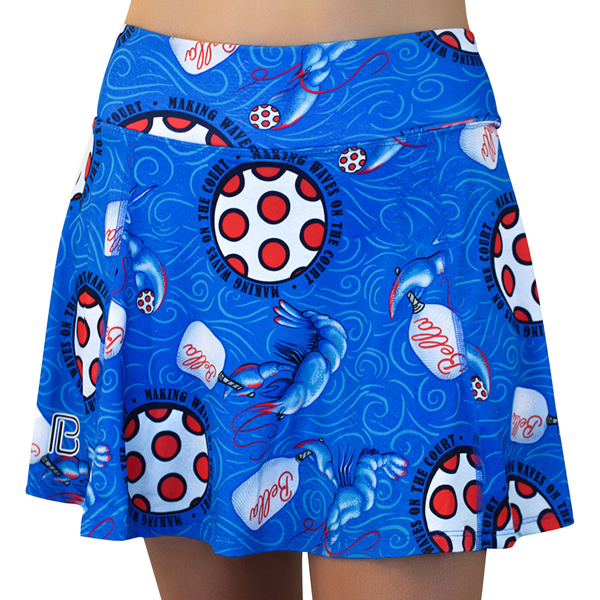 Lobster Monster A-Line Skort