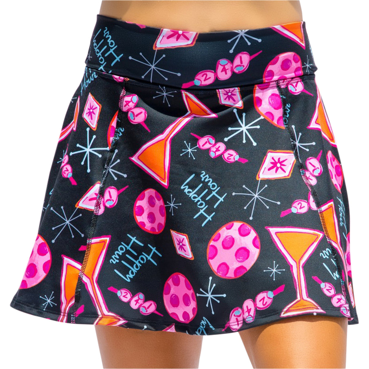Martini 2-4-1 Happy Hour A-Line Skort