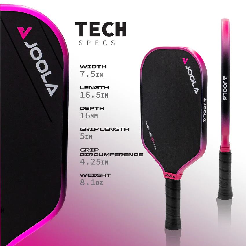 JOOLA Tyson McGuffin Magnus 3S Pickleball Paddle (16mm) - Tech