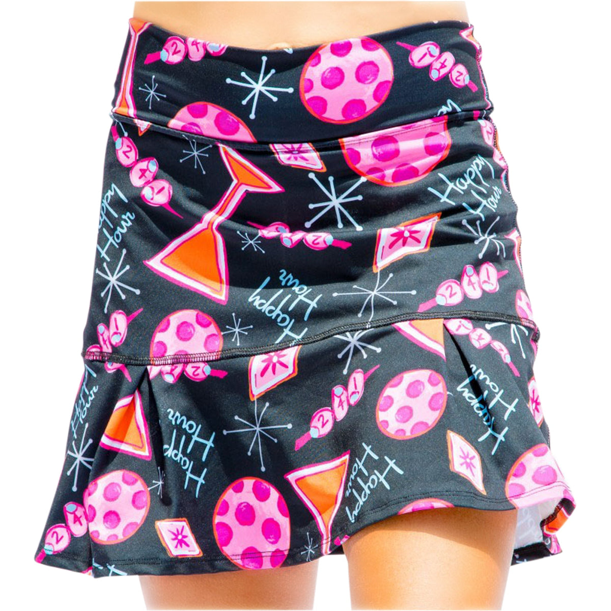 Martini 2-4-1 Happy Hour Drop Pleat Skort