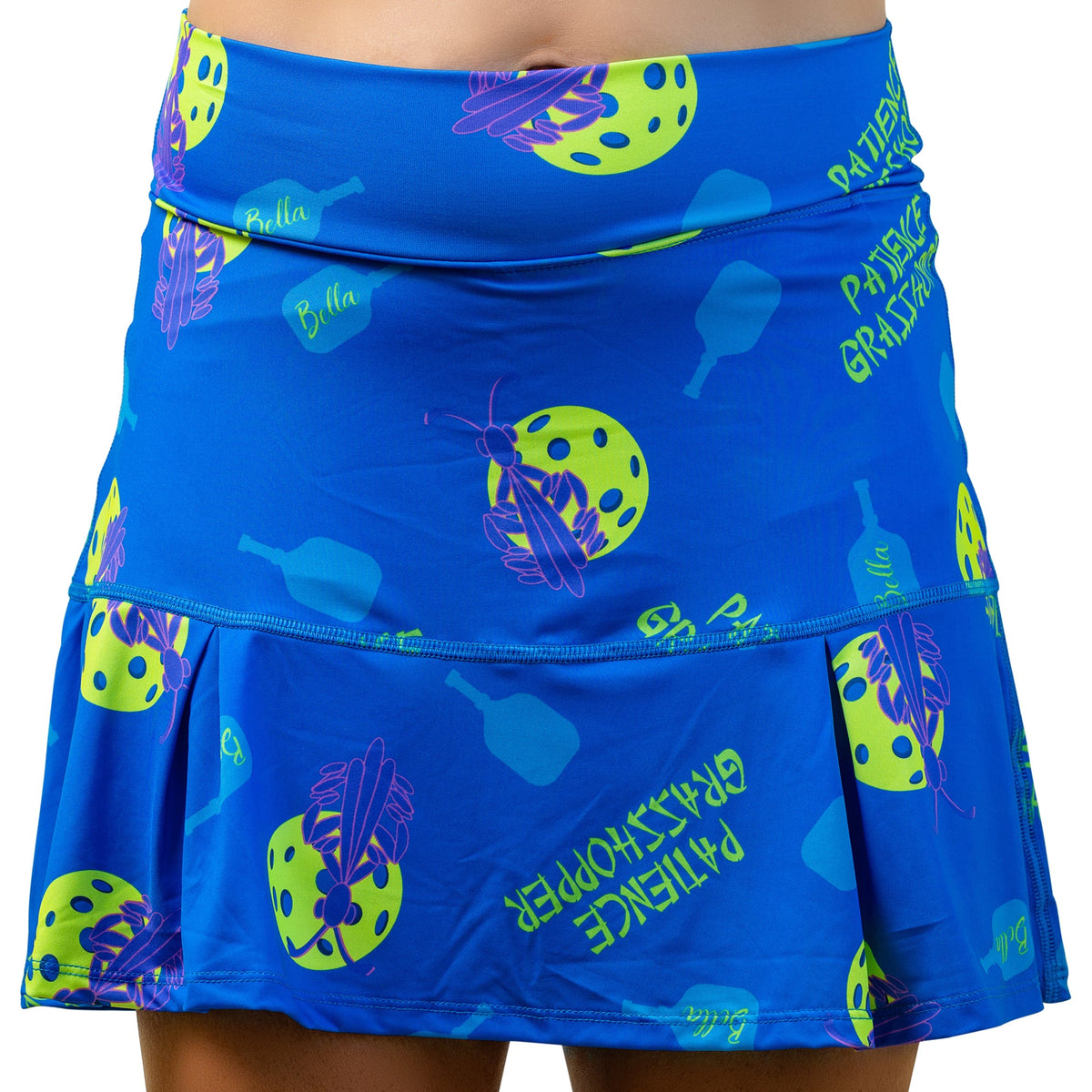 Patience Grasshopper Drop Pleat Skort