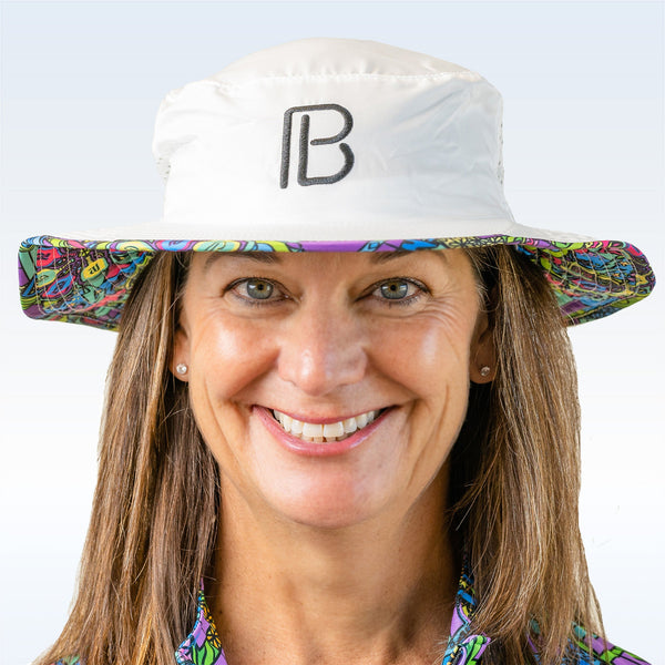 Pickleball Bella Groovy Bucket Hat