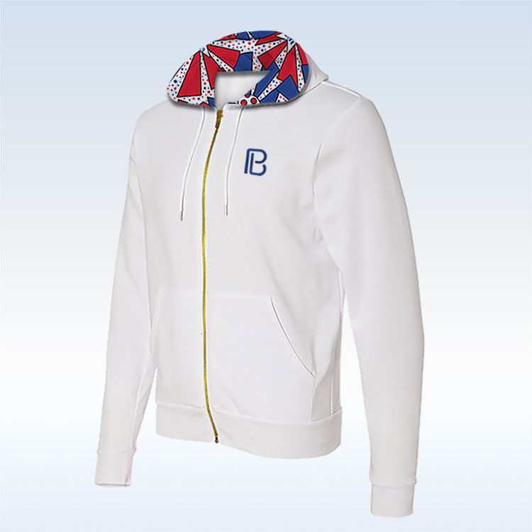 United We Dink White Full-Zip Hoodie