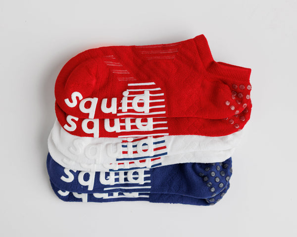 Squid Socks All-American Grip Socks | No-Show