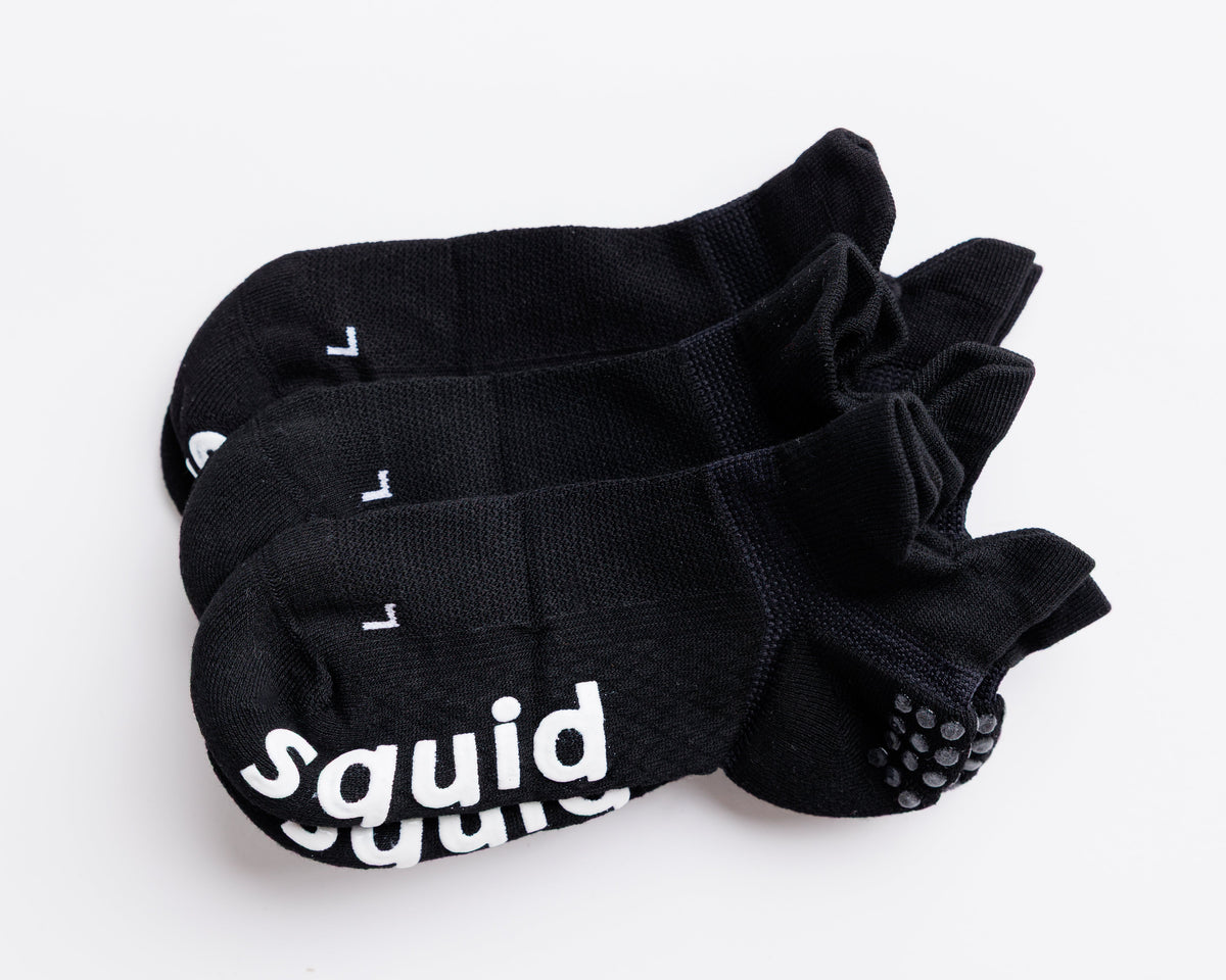 Squid Socks Blackout Grip Socks | Ankle