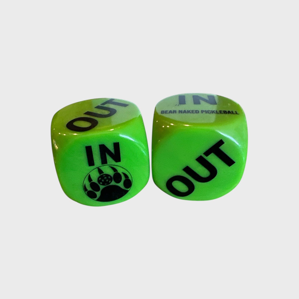 Bear Naked Pickleball Decision Dice