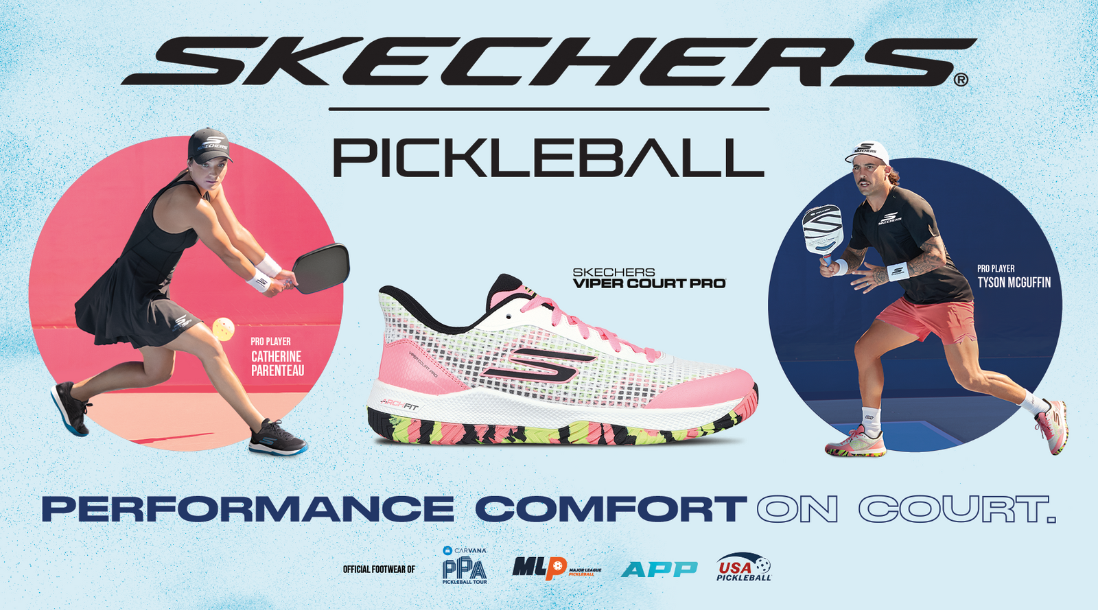 Image: Skechers the #1 selling pickleball shoe Tyson McGuffin | Pickleball Superstore