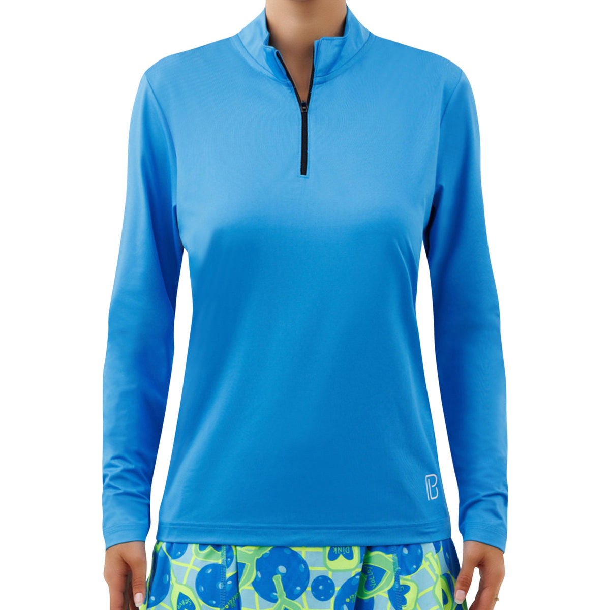 Electric Blue 1/4 Zip Pullover