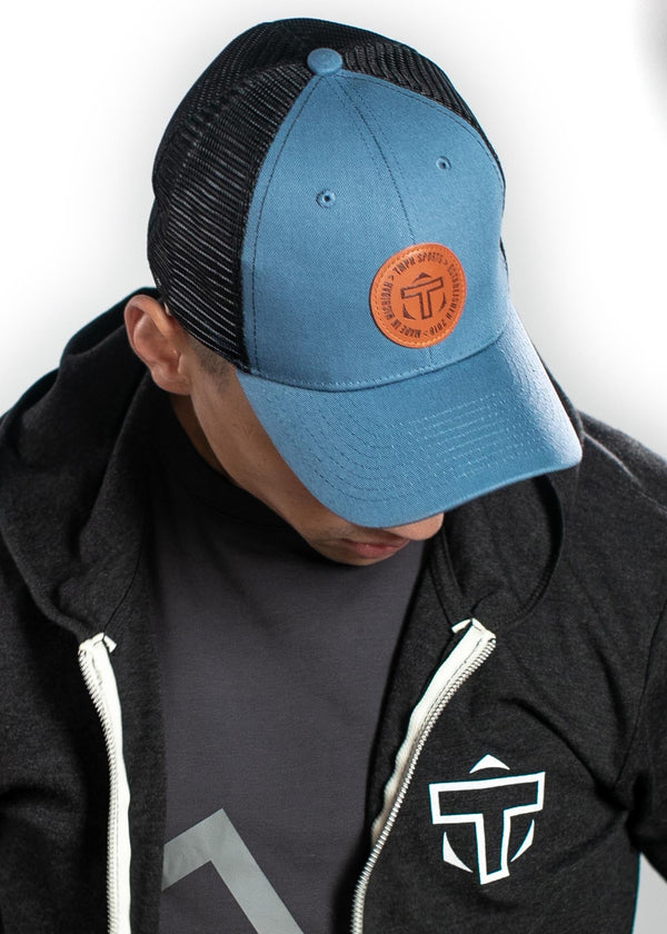 TMPR Legacy Trucker Pickleball Cap | Blue/Black
