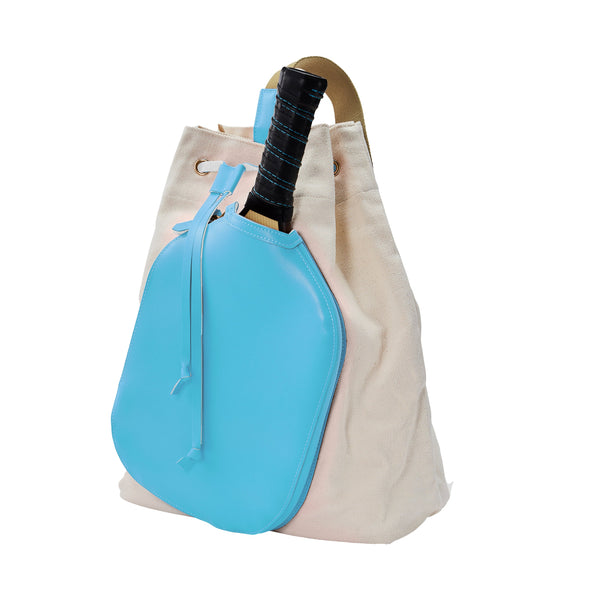 Pickleball Bella Neon Sky Blue Pickleball Duffel Bag