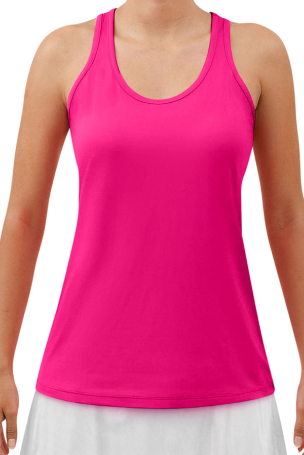 Pickleball Bella Diva Pink Racerback Tank
