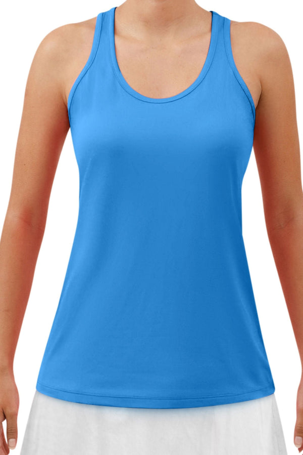 Pickleball Bella Electric Blue Racerback Tank