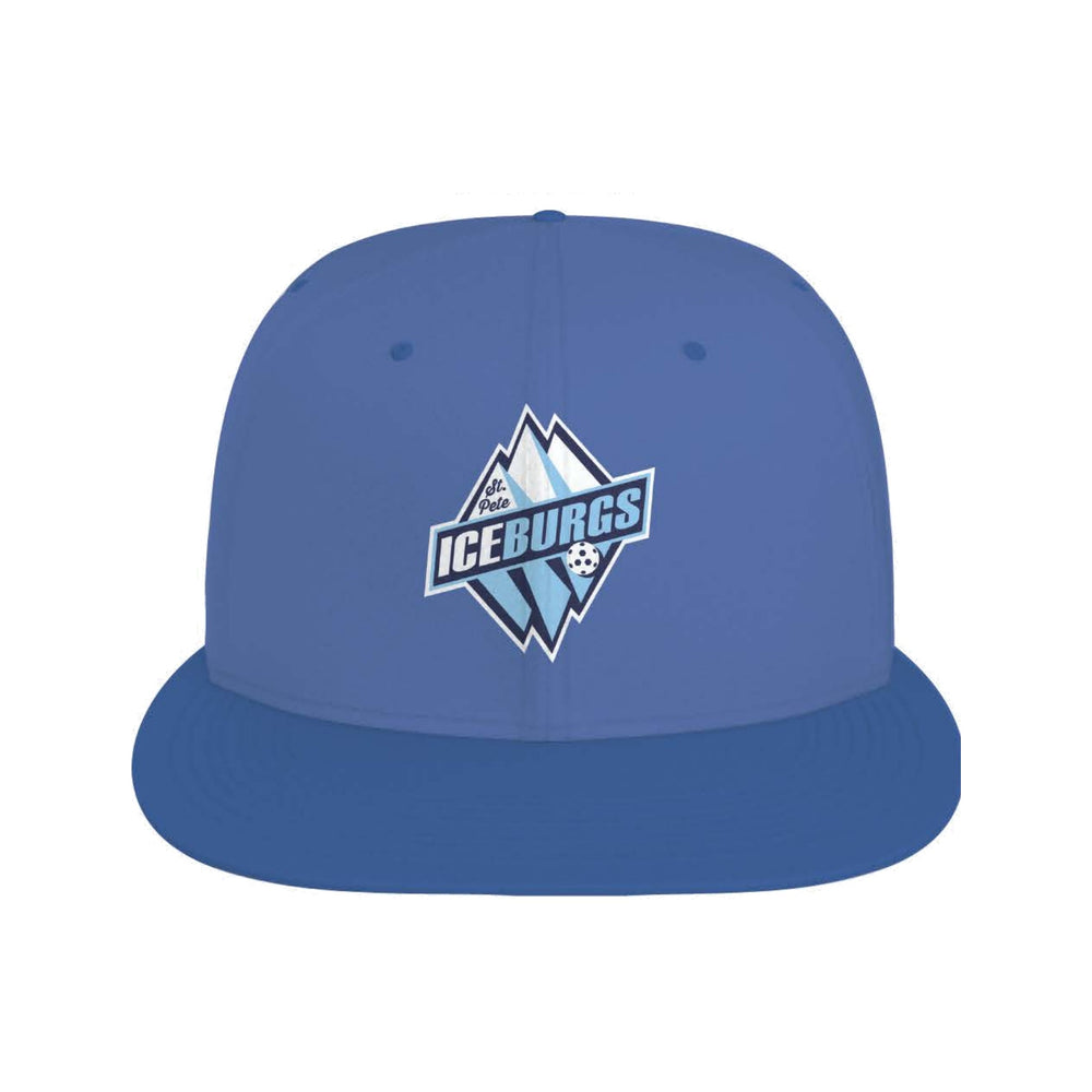 St. Pete IceBurgs AFPL team performance hat, front view