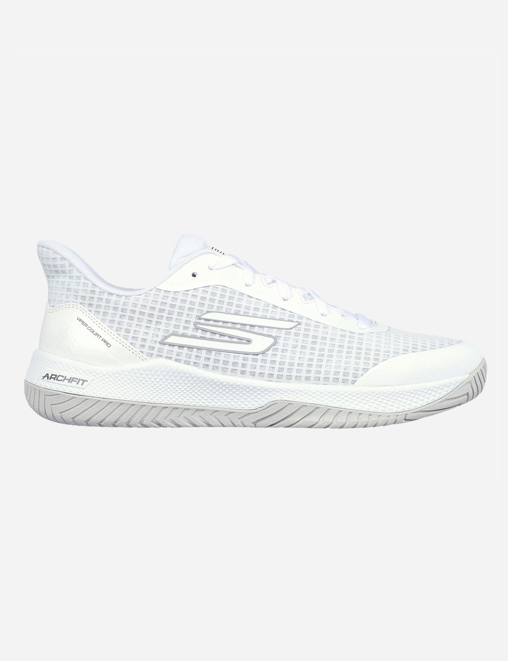 Image of Skechers Viper Court Pro - Mens Pickleball Shoes (White) | Pickleball Superstore