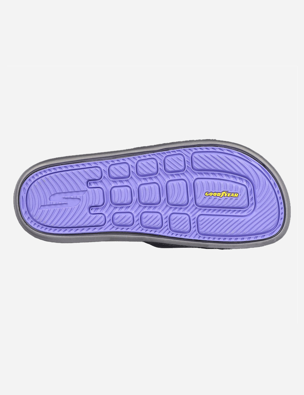 Skechers Womens Hyper Slide - Revive Pickleball (Black / Grey) - bottom