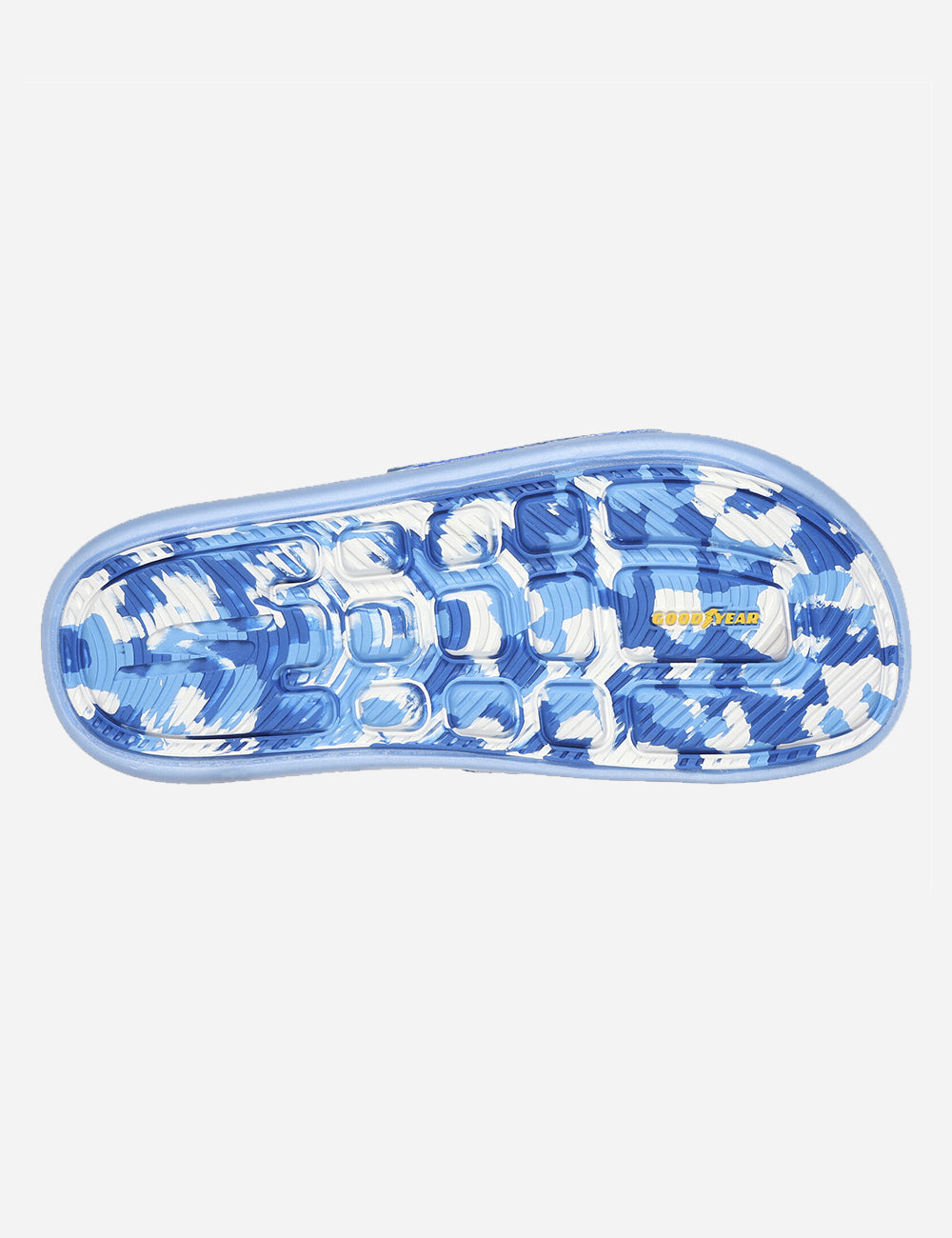 Skechers Womens Hyper Slide - Revive Pickleball (Light Blue) - bottom