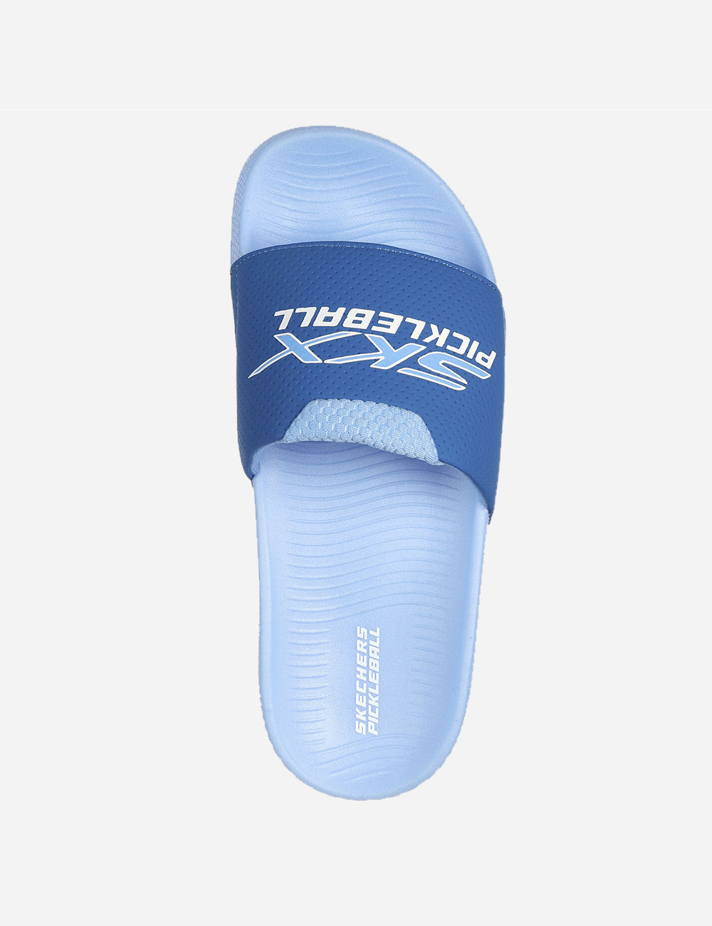 Skechers Womens Hyper Slide - Revive Pickleball (Light Blue) - top