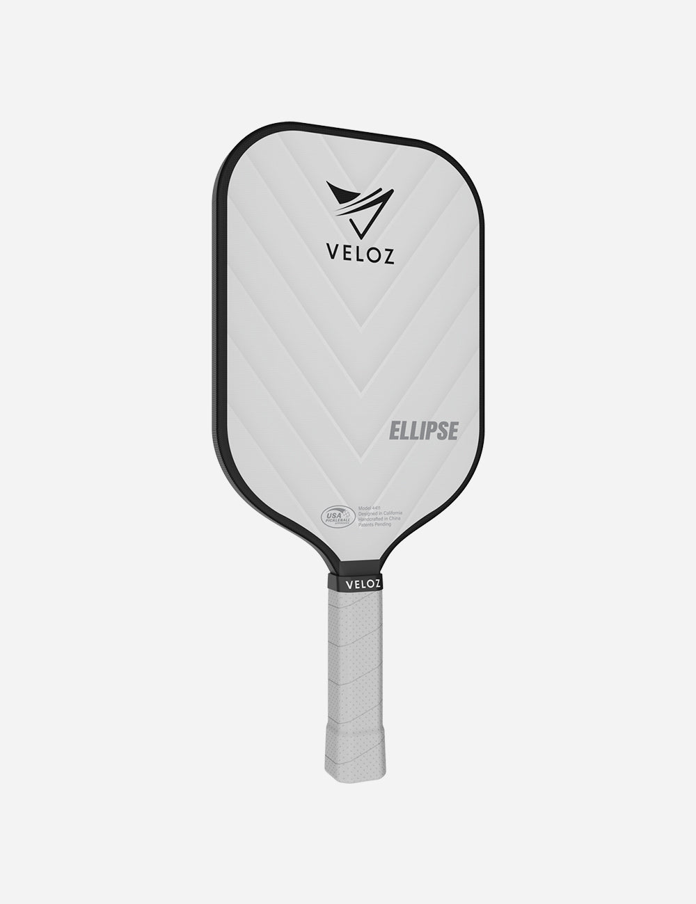 VELOZ Ellipse 13mm Pickleball Paddle - white
