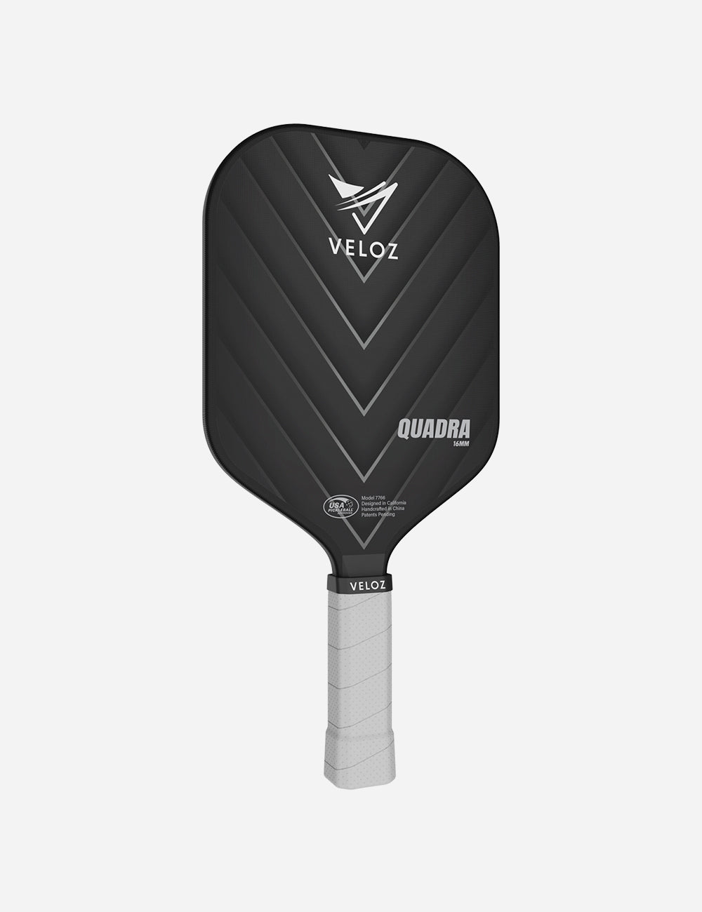 VELOZ Quadra 13mm Pickleball Paddle - black