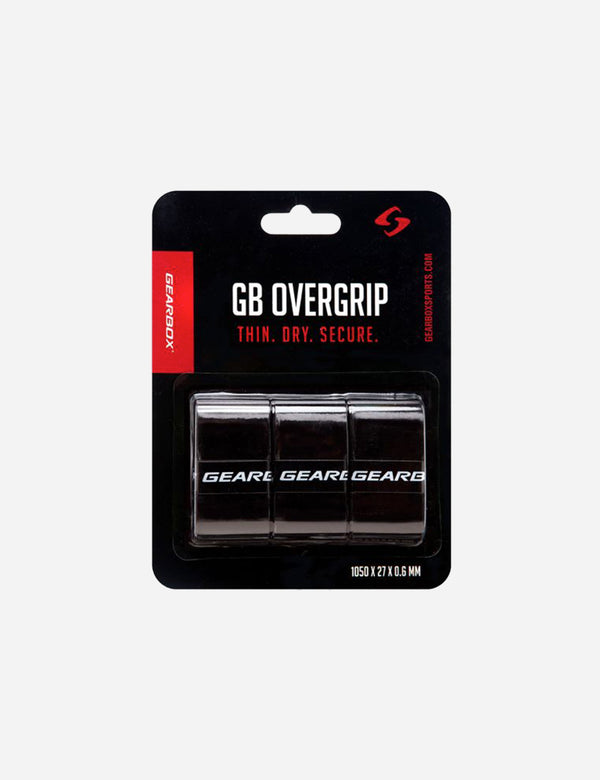 Gearbox Overwrap Pickleball Grip in Black