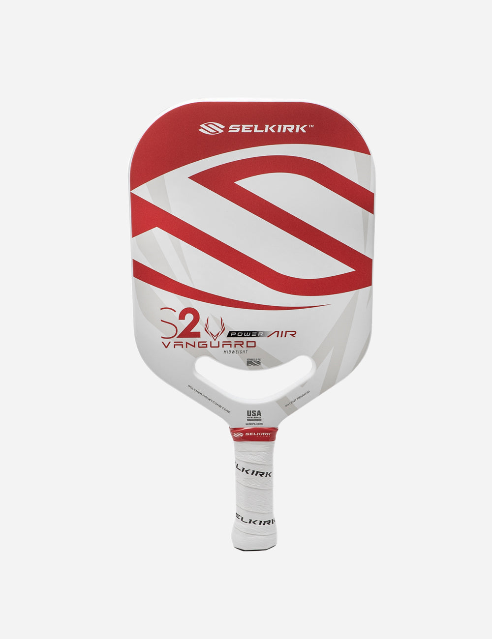 Selkirk Vanguard Power Air S2 Midweight Pickleball Paddle - Red
