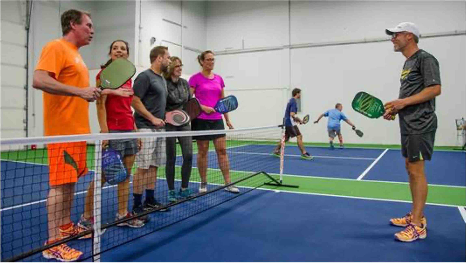 Pickleball beginners learning the tips and tricks about pickleball