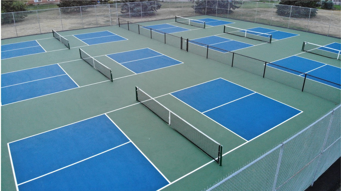 Pickleball court construction