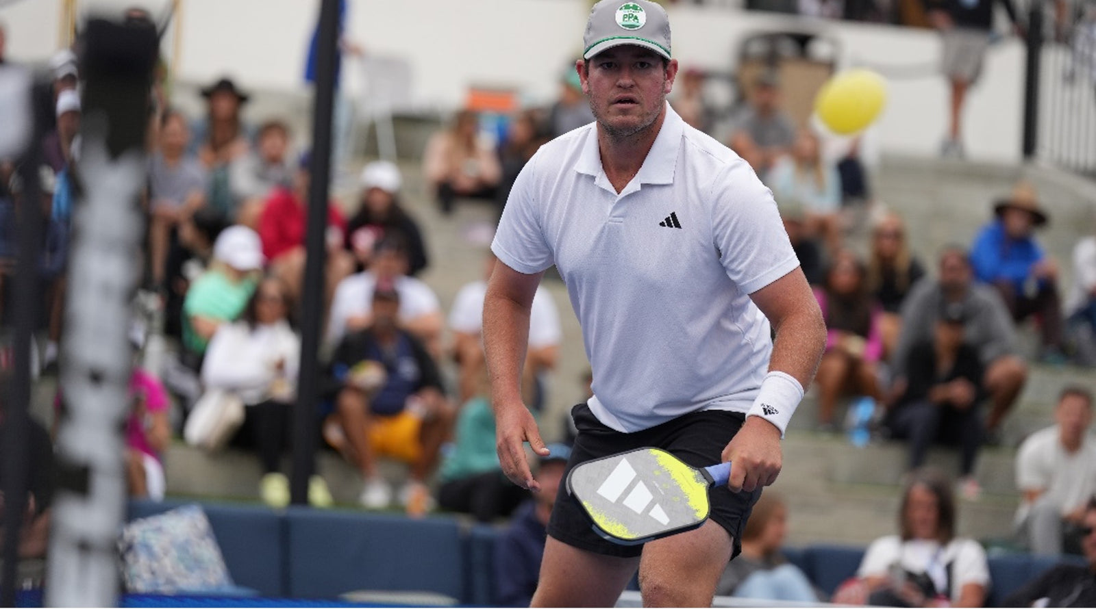 Image: Pickleball Professional Play Rafa Hewitt playing adidas Pickleball Paddle