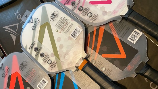 VELOZ pickleball paddle review - ellipse and quadra models