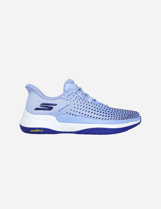 Image of Skechers Viper Court Elite - Womens Pickleball Shoes (Light Blue) | Pickleball Superstore