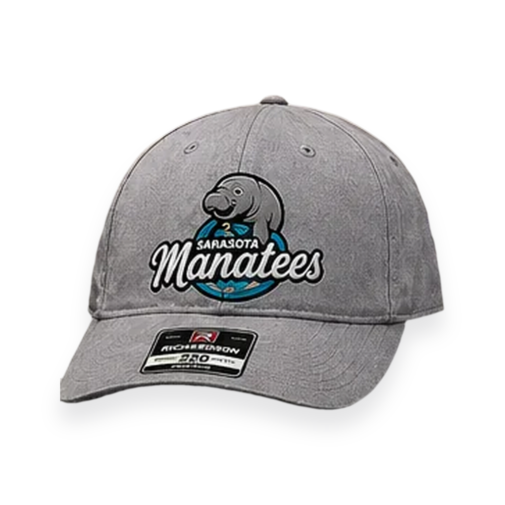 AFPL Official Sarasota Manatees Team Performance Hat | Richardson 220 Unstructured Pickleball Cap