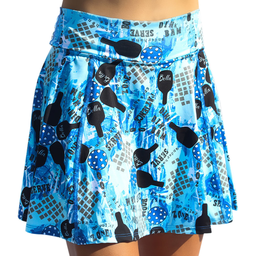 Pickleball Bella Graffiti 2 A-Line Skort