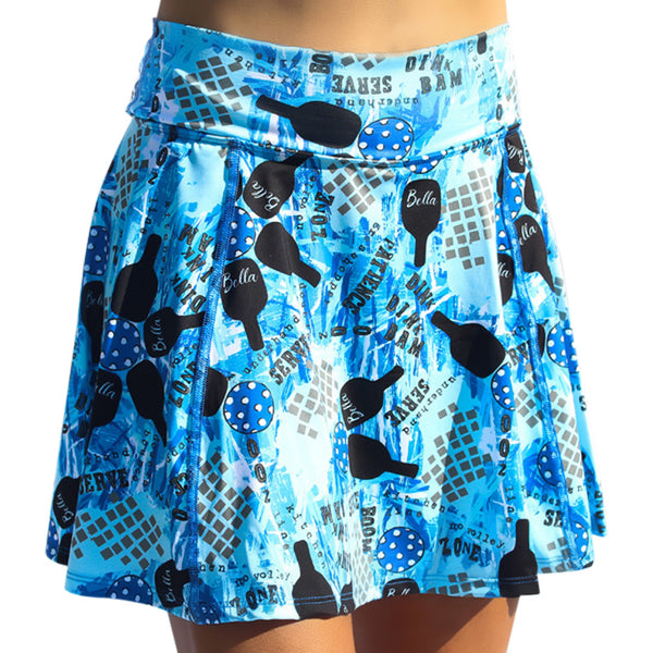 Pickleball Bella Graffiti 2 A-Line Skort