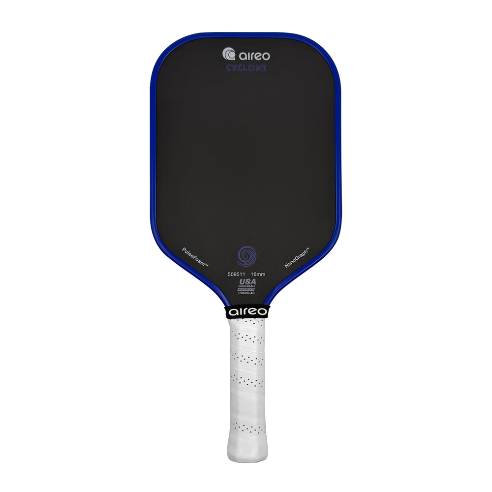 AIREO Cyclone 16mm pickleball paddle, Dark Blue
