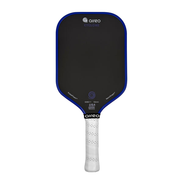 AIREO Cyclone 16mm pickleball paddle, Dark Blue
