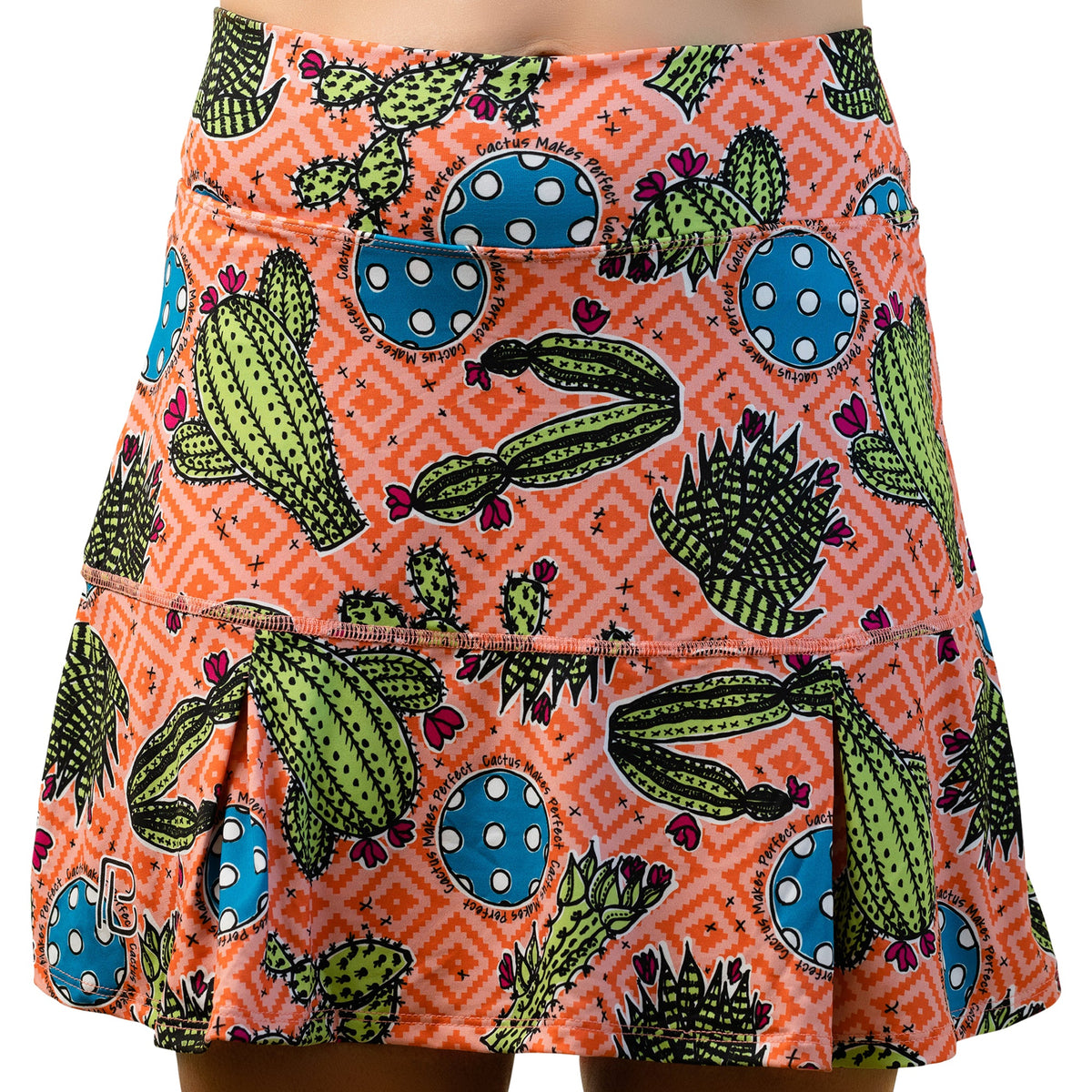 Cactus Makes Perfect 1 Drop Pleat Skort