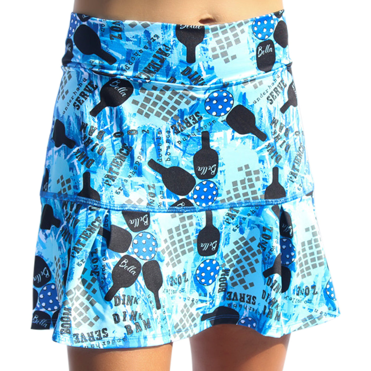 Graffiti 2 Drop Pleat Skort