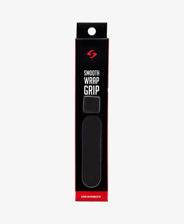 Gearbox Smooth Wrap Pickleball Grip in Black, retail package