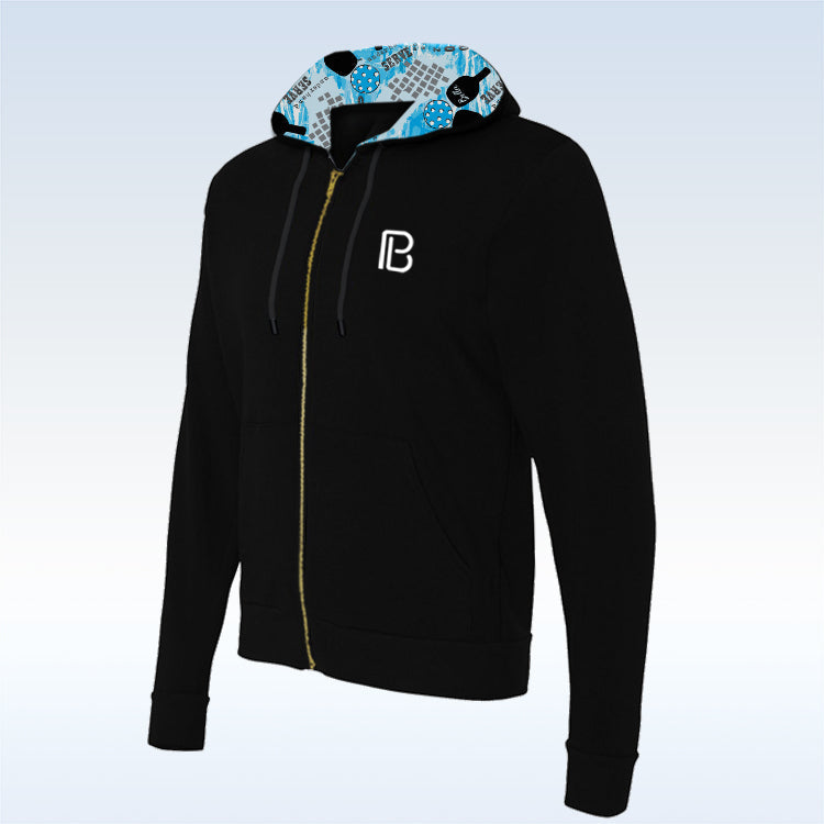 Graffiti 2 Black Full-Zip Hoodie