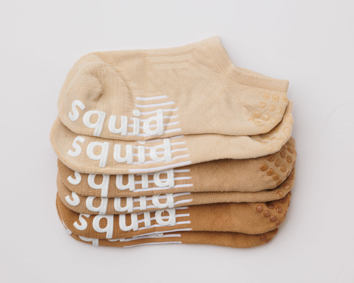Squid Socks Caffeinated Grip Socks | No-Show