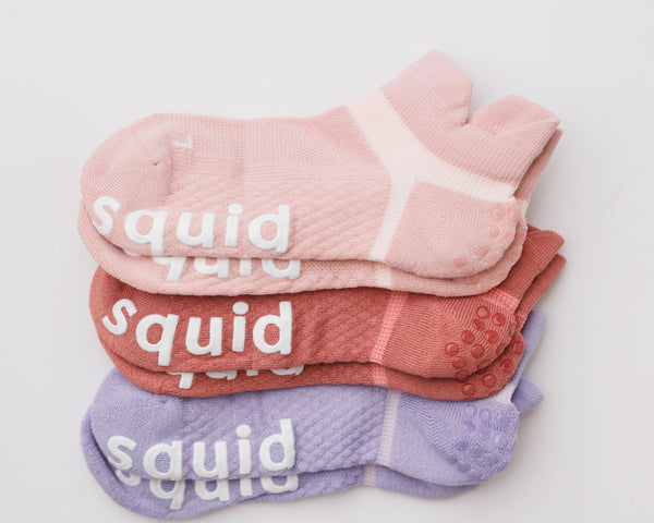 Squid Socks Perfectly Pastel Grip Socks | Ankle