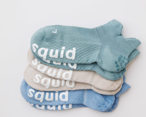 Squid Socks Seaside Grip Socks | Ankle