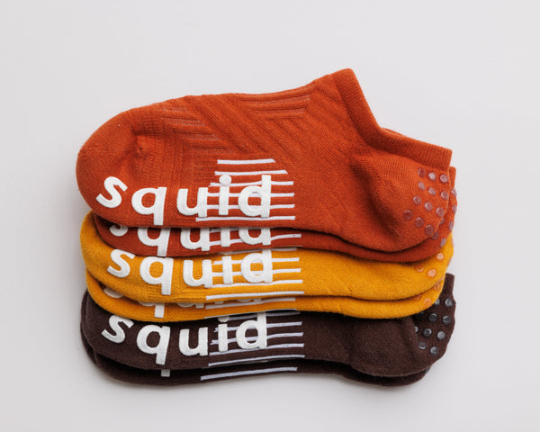 Squid Socks Fall Fanatic Grip Socks | No-Show