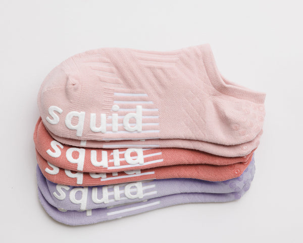 Squid Socks Perfectly Pastel Grip Socks | No-Show