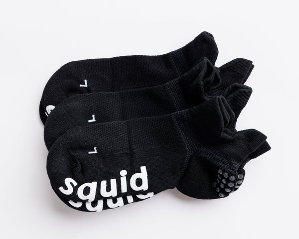 Squid Socks Blackout Grip Socks | Ankle