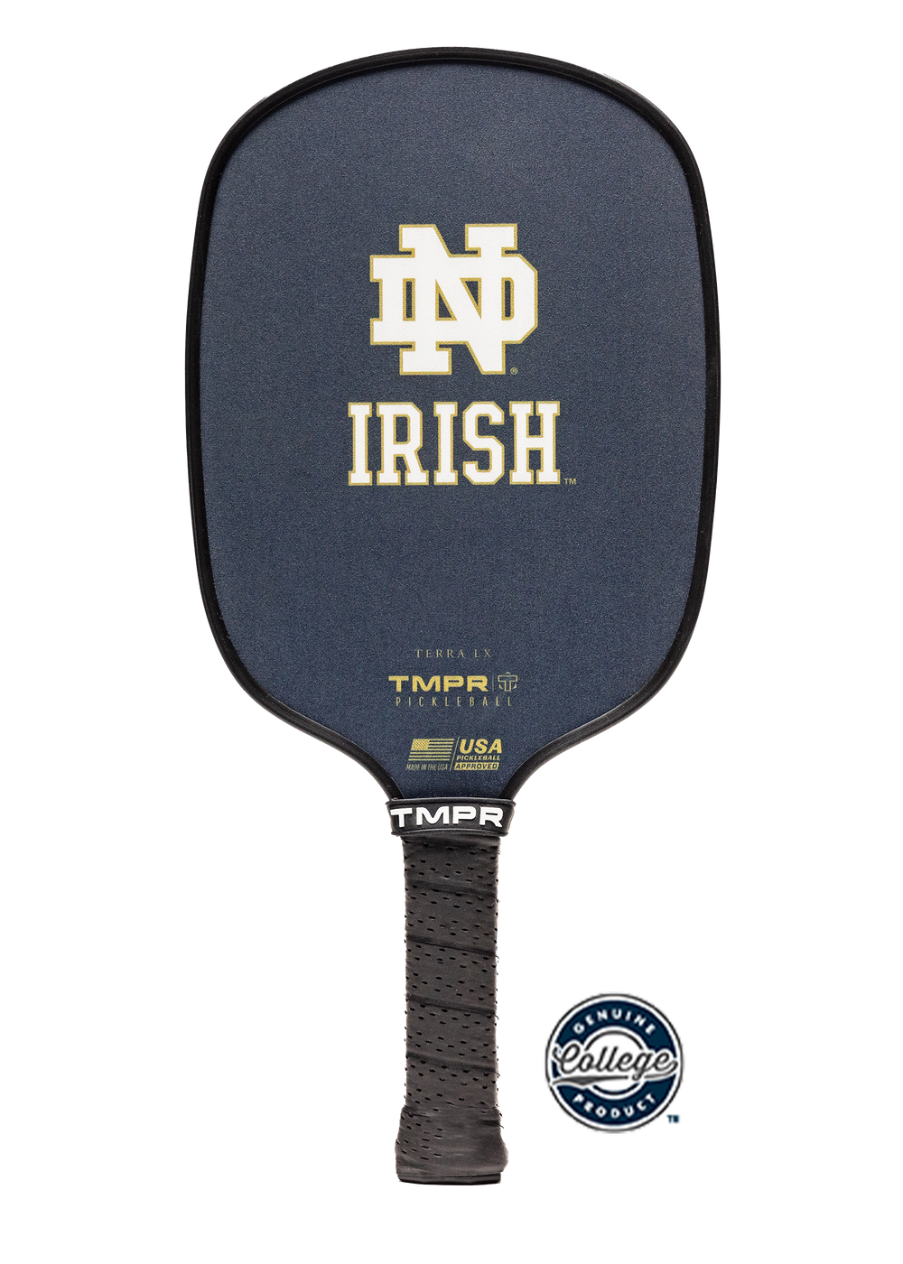 TMPR Terra LX Notre Dame Pickleball Paddle | Irish Tradition