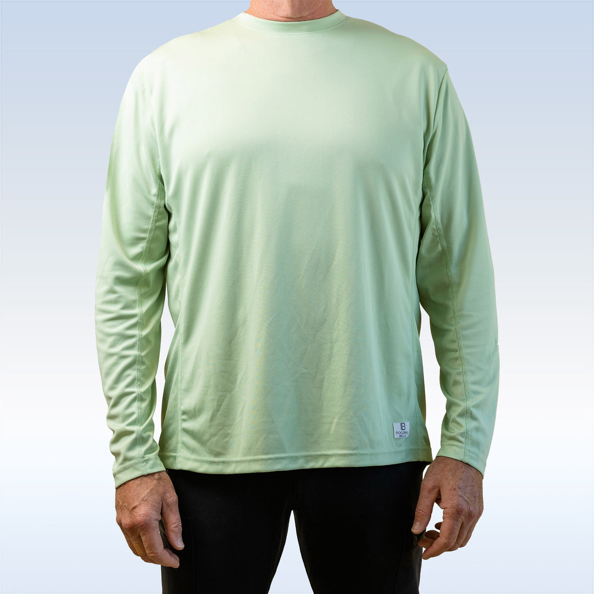 Men's Smoke Green Long Sleeve Tee