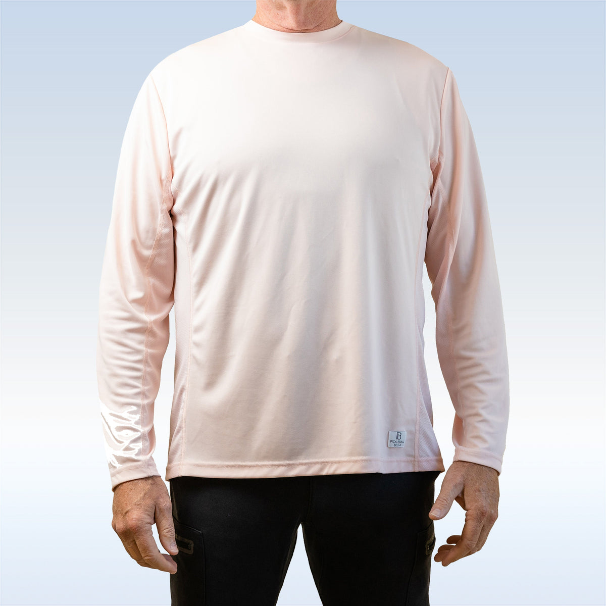Men's Gossamer Pink Long Sleeve Tee