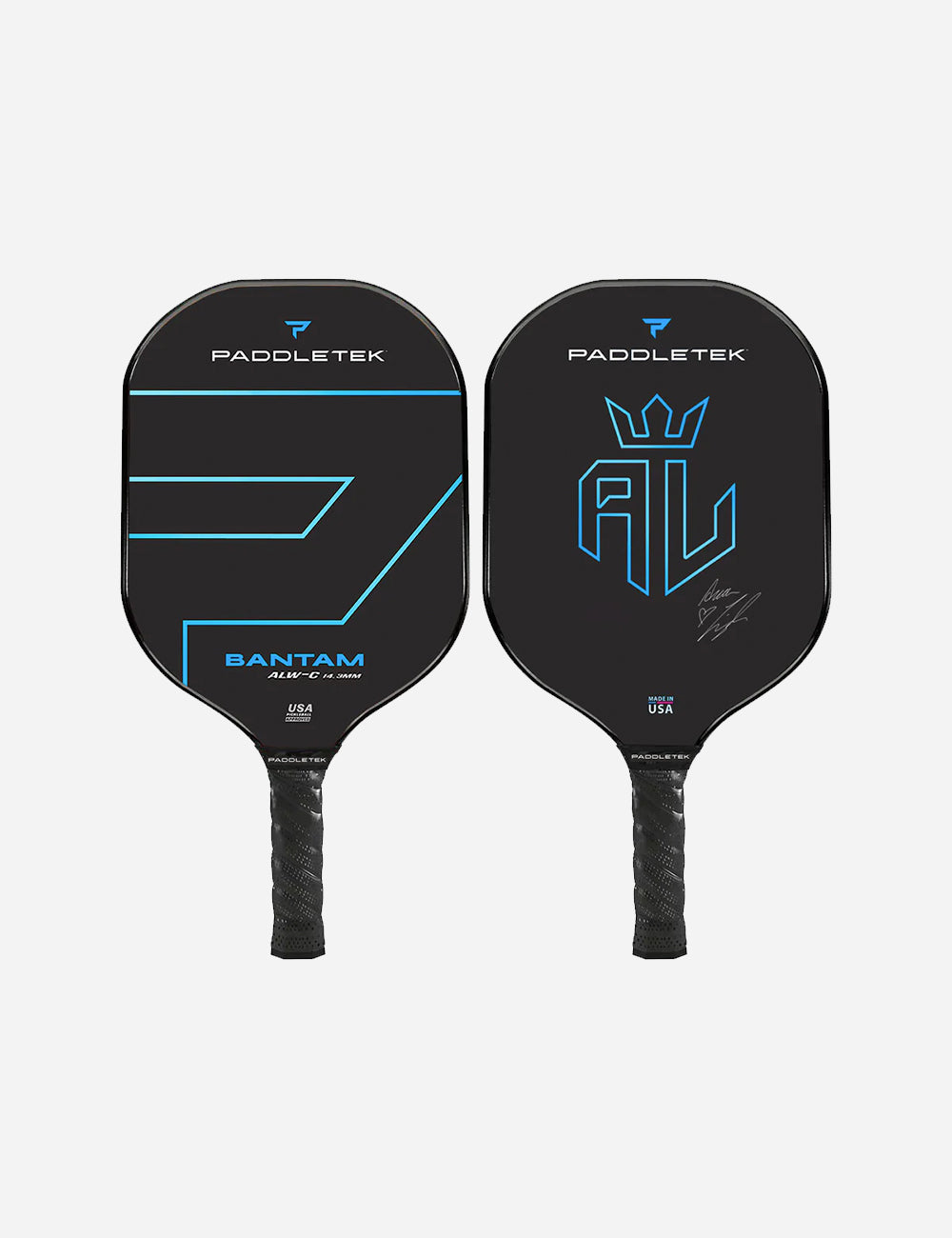 Anna Leigh Waters Signature Paddletek Bantam ALW-C Pickleball Paddle - USAPA Approved Carbon Fiber With 14.3mm Honeycomb Core USAPA Approved Pickleball